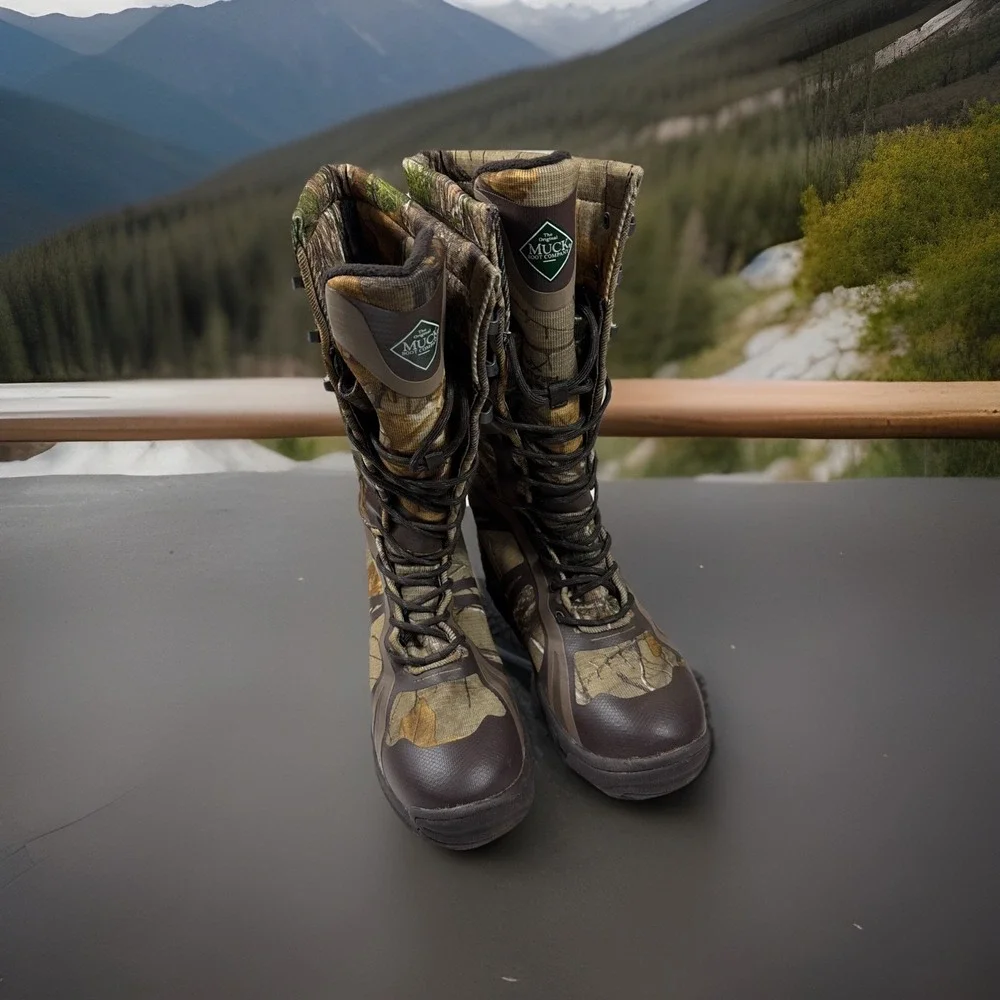 Muck Boot Company Men's Pursuit Stealth Cool Boot (Real‎ Tree APG)
